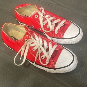 Converse red size 8 women